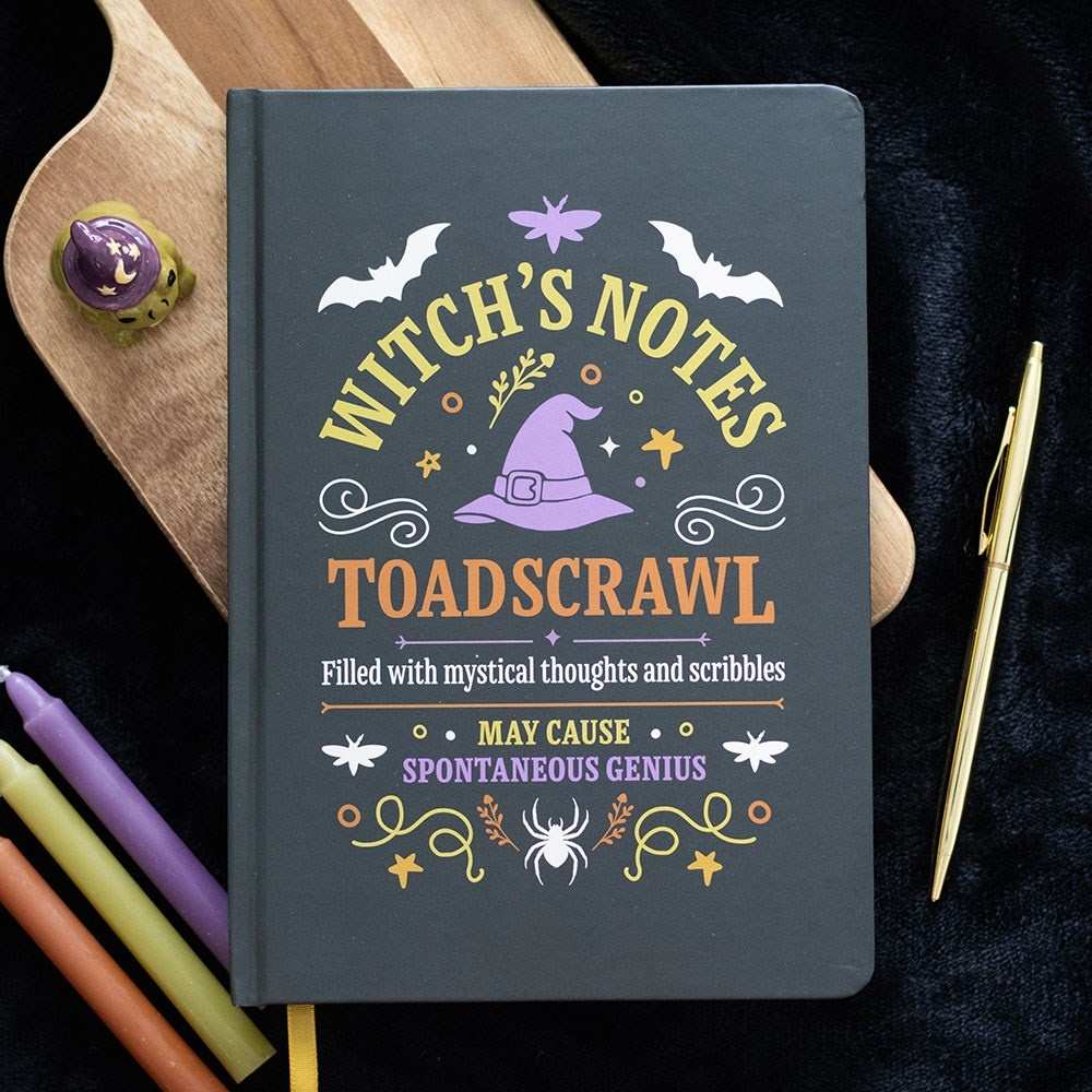 Something Different - Witch's Notes A5 Notebook - Multicolours